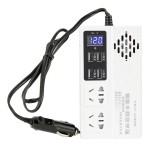 250W Car Power Inverter D C12V/24V to AC220V Multi-Funcitonal Power Converter Digital Display Power Voltage Transformer