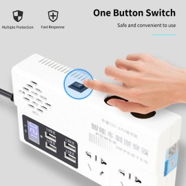 250W Car Power Inverter D C12V/24V to AC220V Multi-Funcitonal Power Converter Digital Display Power Voltage Transformer