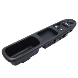 Front Front Left Electronic Power Window Switch Window Controller Switch 6554QC Replacement for Citroen C3 Picasso  Peugeot 207