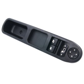 Front Front Left Electronic Power Window Switch Window Controller Switch 6554QC Replacement for Citroen C3 Picasso  Peugeot 207