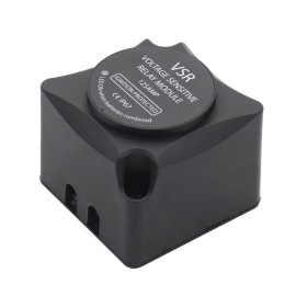 12V 125AMP Voltage Sensitive Relay VSR with Cable kit for 2nd Battery Double Battery Automatic Charging Relay Dual Smart Battery Isolator for ATV UTV