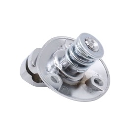 One Pair Sunvisor Support Brackets Kit Chrome with Screws Bushing
