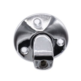 One Pair Sunvisor Support Brackets Kit Chrome with Screws Bushing
