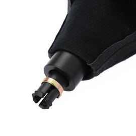 5 Speed Gear Shift Knob Stick Boot Gaiter Frame for VW Passat B6 Black