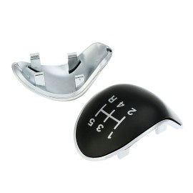 5 Speed Gear Knob Badge Emblem Cap Knob Cover Insert Replacement for Ford Fiesta Focus