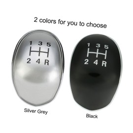 5 Speed Gear Knob Badge Emblem Cap Knob Cover Insert Replacement for Ford Fiesta Focus