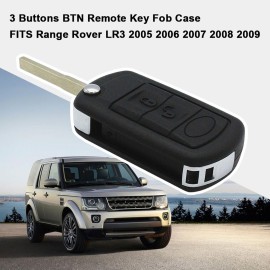 3 Buttons BTN Remote Key Fob Case  Replacement for  Range Rover LR3