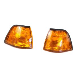 Corner Light Lens Replacement Yellow Amber Indicator Lamp Replacement For Side Corner Signal Light Fit For BMW E36 3 Series 1992-1998