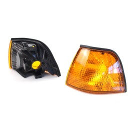 Corner Light Lens Replacement Yellow Amber Indicator Lamp Replacement For Side Corner Signal Light Fit For BMW E36 3 Series 1992-1998