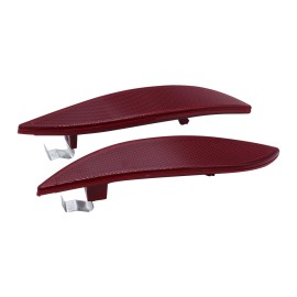 Left&Right Rear Reflector Bumper Tail Light lens Lamp Trim Panel Back Door Replacement for Renault Megane MK3 265600004R