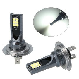 H7 Car LED Fog lights 200W Headlight Bulbs Kit 6000K White Running Light HID Decoder Fog Bulbs