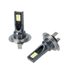 H7 Car LED Fog lights 200W Headlight Bulbs Kit 6000K White Running Light HID Decoder Fog Bulbs