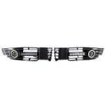 Pair of Front Bumper Grille Fog Light LED DRL Turn Signal Lamp Replacement For VW Passat B5.5