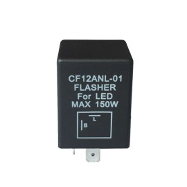 2-Pin CF12ANL-01 Electronic Led Flasher Relay Fix Turn Signal Bulbs Hyper Flash Issue