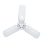 LED Garage Lights- Dimmable Garage Lights Ceiling,  3000LM 6500K E27/E26 LED Garage Ceiling Lights with 3 Adjustable Panels for Garages, Workshop,indoor, outdoor, workshop and warehouse, full Area