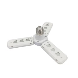 LED Garage Lights- Dimmable Garage Lights Ceiling,  3000LM 6500K E27/E26 LED Garage Ceiling Lights with 3 Adjustable Panels for Garages, Workshop,indoor, outdoor, workshop and warehouse, full Area