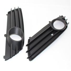 Left and Right Front Bumper Lower Grille Trim Fog Light Hole Pair Set Replacemnt for VAUXHALL ASTRA MK5 H 