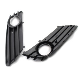 Left and Right Front Bumper Lower Grille Trim Fog Light Hole Pair Set Replacemnt for VAUXHALL ASTRA MK5 H 