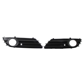 Left and Right Front Bumper Lower Grille Trim Fog Light Hole Pair Set Replacemnt for VAUXHALL ASTRA MK5 H 