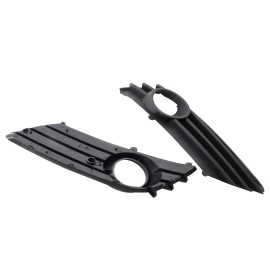 Left and Right Front Bumper Lower Grille Trim Fog Light Hole Pair Set Replacemnt for VAUXHALL ASTRA MK5 H 