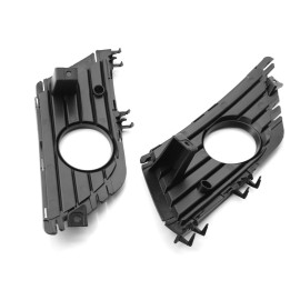 Left and Right Front Bumper Lower Grille Trim Fog Light Hole Pair Set Replacement for OPEL/VAUXHALL CORSA C  OPEL/VAUXHALL COMBO 