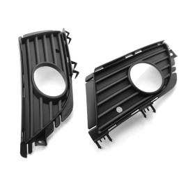 Left and Right Front Bumper Lower Grille Trim Fog Light Hole Pair Set Replacement for OPEL/VAUXHALL CORSA C  OPEL/VAUXHALL COMBO 