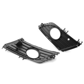 Left and Right Front Bumper Lower Grille Trim Fog Light Hole Pair Set Replacement for OPEL/VAUXHALL CORSA C  OPEL/VAUXHALL COMBO 