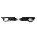 Left and Right Front Bumper Lower Grille Trim Fog Light Hole Pair Set Replacement for OPEL/VAUXHALL CORSA D MK3