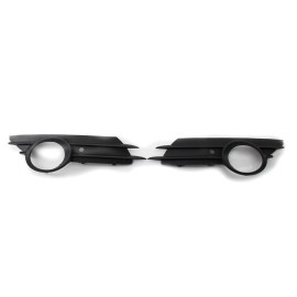 Left and Right Front Bumper Lower Grille Trim Fog Light Hole Pair Set Replacement for OPEL/VAUXHALL CORSA D MK3