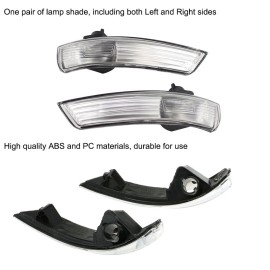 Pair of Mirror Turn Signal Corner Light Lamp Cover Shade Screen for Ford Focus II 2 III 3   Mondeo