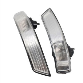 Pair of Mirror Turn Signal Corner Light Lamp Cover Shade Screen for Ford Focus II 2 III 3   Mondeo