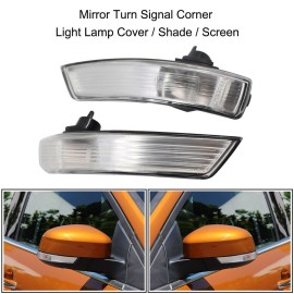 Pair of Mirror Turn Signal Corner Light Lamp Cover Shade Screen for Ford Focus II 2 III 3   Mondeo