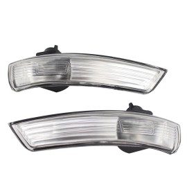 Pair of Mirror Turn Signal Corner Light Lamp Cover Shade Screen for Ford Focus II 2 III 3   Mondeo