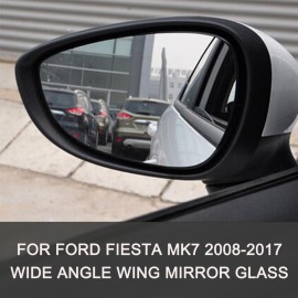 Left Hand Passenger Side Replacement for Ford Fiesta Mk7  Wide Angle Wing Mirror Glass