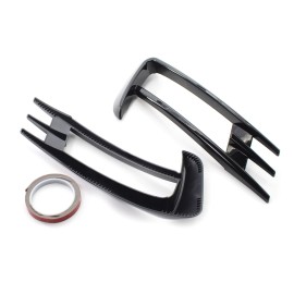 2pcs Car Front Spoiler Fog Lamp Cover Bumper Grille Trim Fog Light Eye Lid Replacement For VW Golf MK7 2014-2017