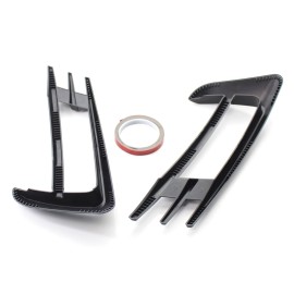 2pcs Car Front Spoiler Fog Lamp Cover Bumper Grille Trim Fog Light Eye Lid Replacement For VW Golf MK7 2014-2017