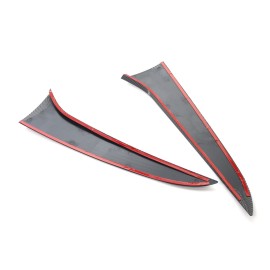 Car Rear Window Side Spoiler Canard Splitter Trim Replacement for BMW X1 E84 