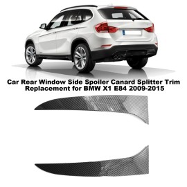 Car Rear Window Side Spoiler Canard Splitter Trim Replacement for BMW X1 E84 