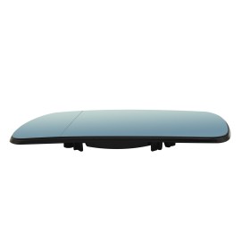 One Pair of Blue Wing Mirror Glass Rearview Heated Mirror Glass with Wide Angle Replacement for BMW E46 E39