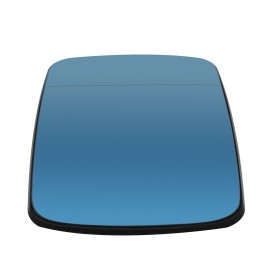 One Pair of Blue Wing Mirror Glass Rearview Heated Mirror Glass with Wide Angle Replacement for BMW E46 E39