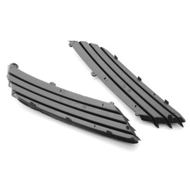 One Pair of Car Front Lower Bumper Fog Grilles Grille Replacement for Vauxhall Astra H