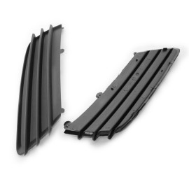 One Pair of Car Front Lower Bumper Fog Grilles Grille Replacement for Vauxhall Astra H