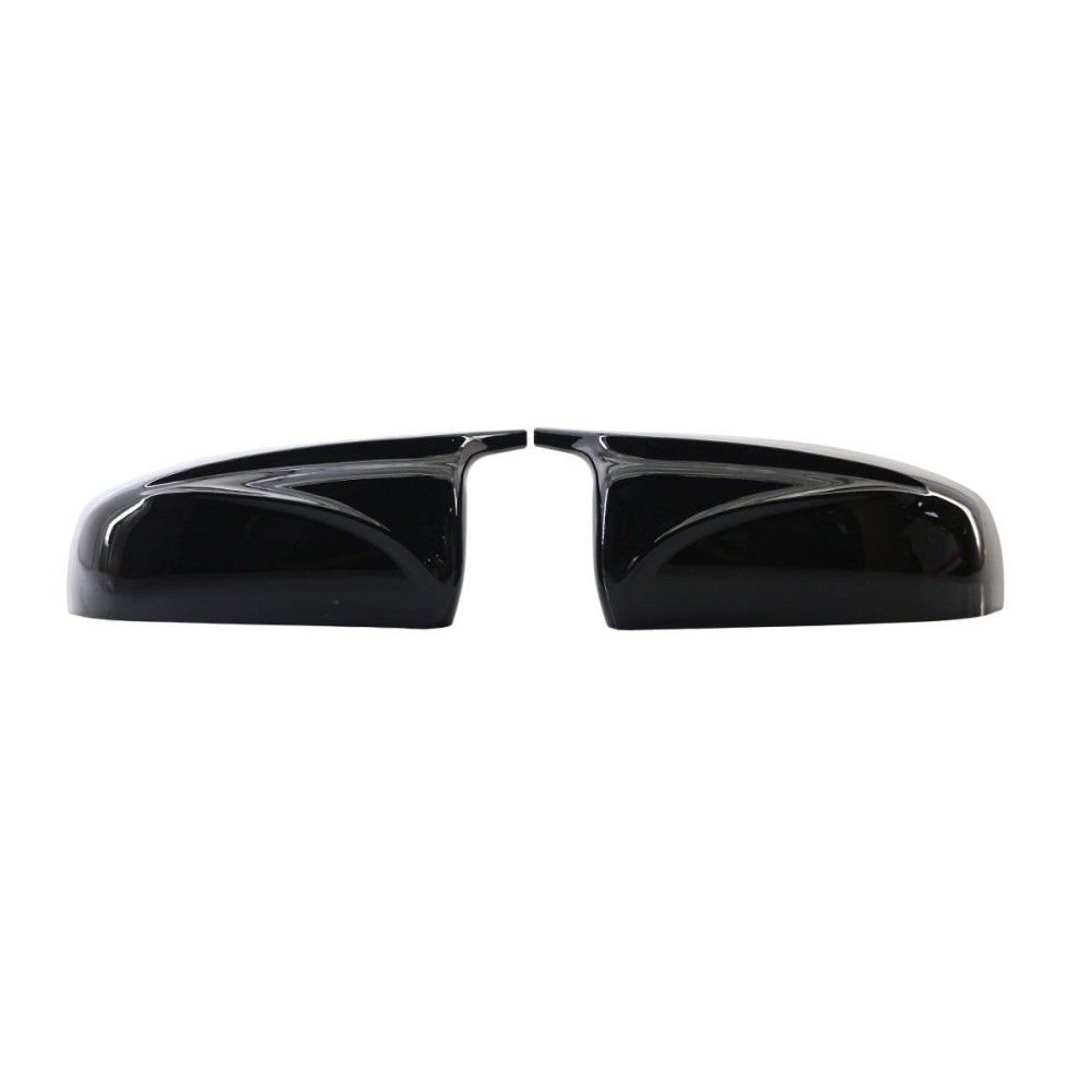 Left and Right Rear View Mirror Cap Cover Glossy Black Replacement for BMW X5 E70 X6 E71
