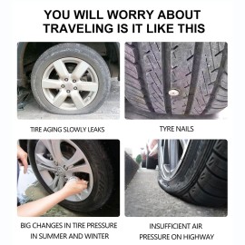 Wireless Tire Pressure Monitoring System External Tire Pressure Monitor for Cars Colorful Screen