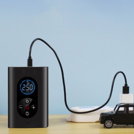 Electric Tire Inflator Mini Cordlessly Portable Car Air Compressor Rechargeable Digital Display Air Pump for Vehicles Tires/Ball/Swim Rings