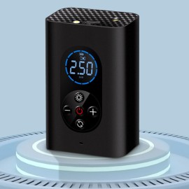 Electric Tire Inflator Mini Cordlessly Portable Car Air Compressor Rechargeable Digital Display Air Pump for Vehicles Tires/Ball/Swim Rings