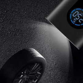 Electric Tire Inflator Mini Cordlessly Portable Car Air Compressor Rechargeable Digital Display Air Pump for Vehicles Tires/Ball/Swim Rings