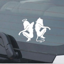 Angels and Demons Car Body Styling Sticker Removable Waterproof
