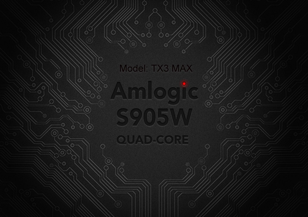 Tanix TX3 Max TV Box Amlogic S905W / Android 7.1 with New ALICE UX / 2GB RAM + 16GB ROM 2.4GHz Wi-Fi / 4K / 100Mbps LAN / BT4.1 - Black EU Plug