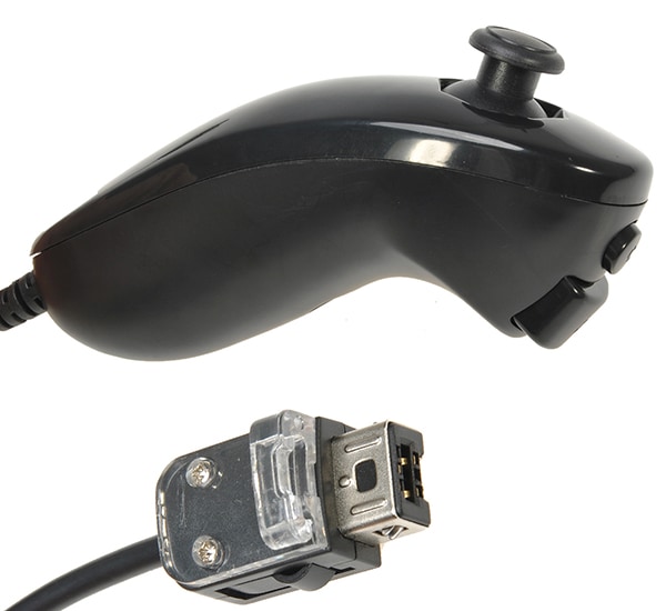 Hot Selling Remote Controller Built in Motion Plus Nunchuck for Nintendo Wii Game- Black